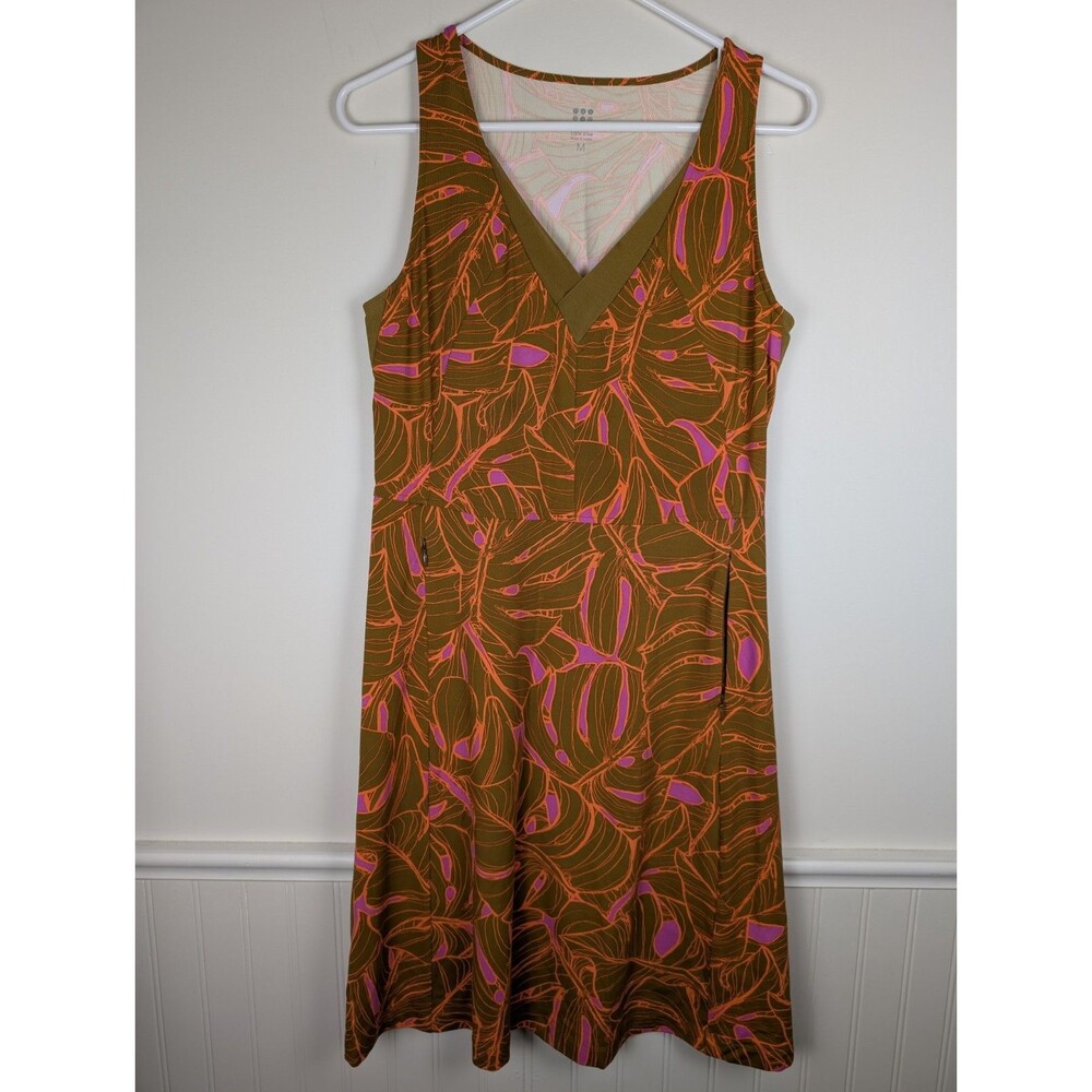 Title Nine Womens Diamalete Dress Size M Tennis Pickleball Performance Orange